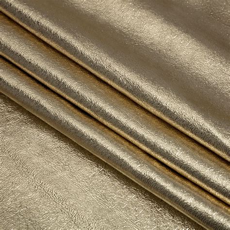 metallic gold pleather fabric|Ileana Metallic Gold Textured Faux Leather .